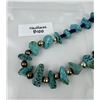 Image 3 : Kingman Turquoise Silver Bench Bead Necklace