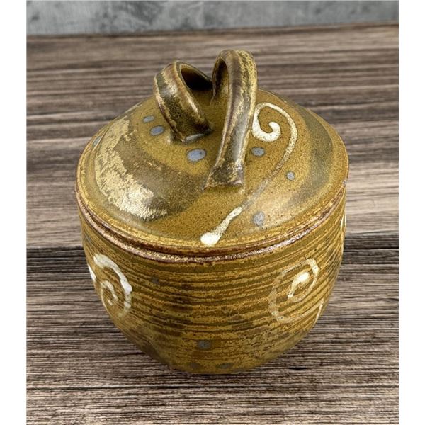 Frances Senska Montana Studio Pottery Covered Jar