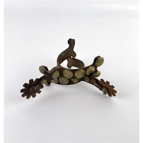 Oscar Crockett Split Heel Band Spurs