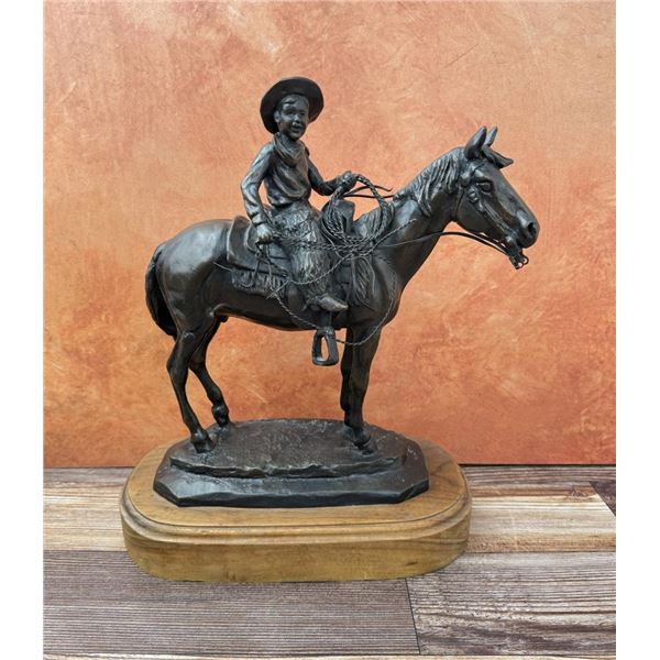 Earle Erik Heikka Scotty Cowboy Bronze