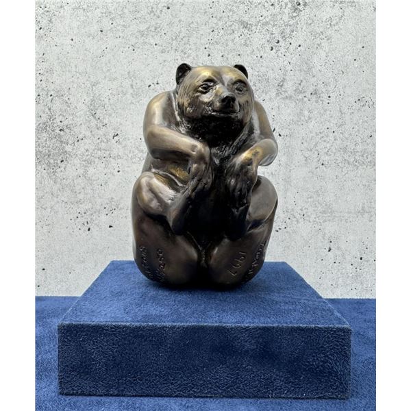 Bob Wilfong The Tumbler Bear Bronze