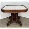 Image 2 : Victorian Eastlake Marble Top Parlor Table