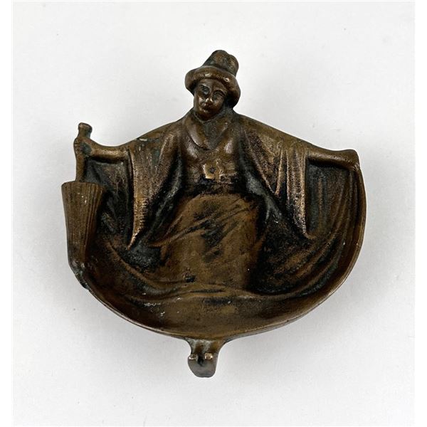 Risque Geisha Bronze Ashtray