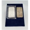 Image 2 : Lot of 2 One Troy Silver Ounce Bars