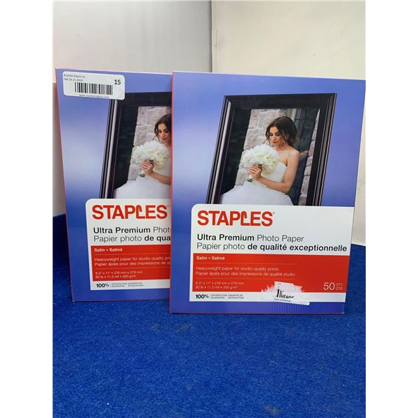 Staples Photo Paper (2 x 50)
