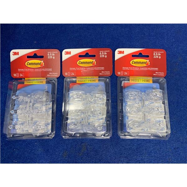 Command Mini Hooks (3pks)