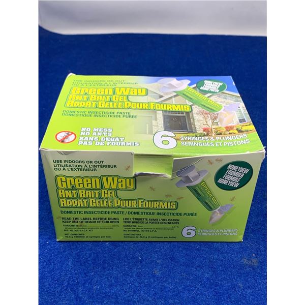 Green Way Ant Bait Gel- 6 Syringes & Plunges