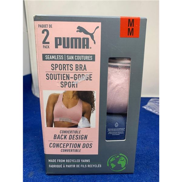 Puma 2pk Seamless Sports Bra (M)