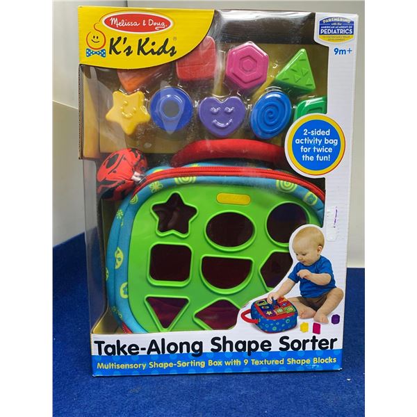 Melissa & Doug K's Kids Take-Along Shape Sorter