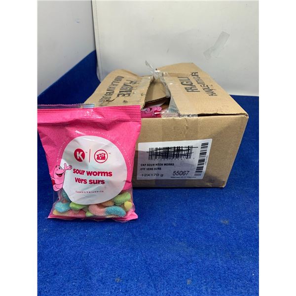 Circle K Sour Worms (12 x 170g)