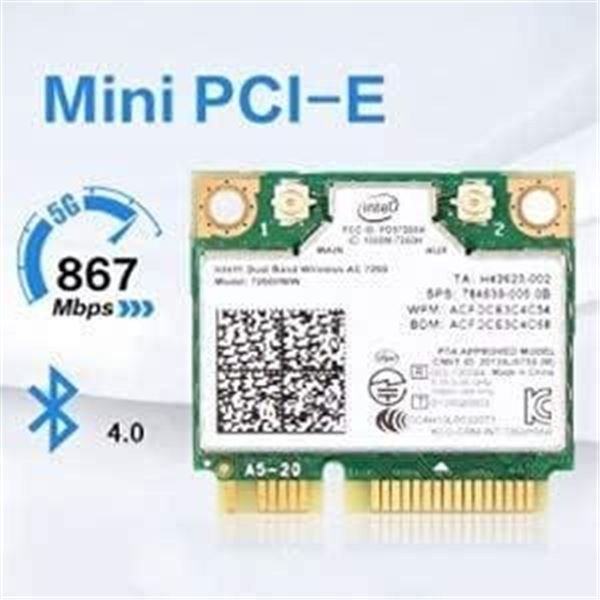 Intel Dual Band Wirless 7260-MQUPIN Intel 7260.HMW Dual Band Wireless WiFi Card -AC 7260 Network Ada