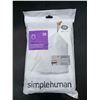 Image 2 : Simple Human Custom Fit Liners (20ct x 5)