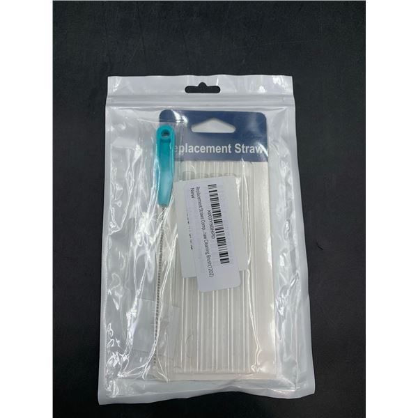 Replacement Straws with Cleaning Brush
