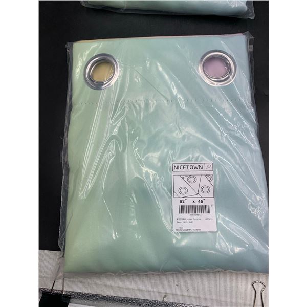 Nicetown Kitchen Curtains (52in x 45in)