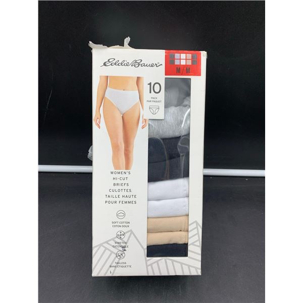 Eddie Bauer 10pk Women's Hi-Cut Briefs (M)