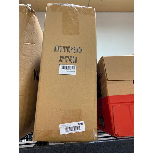 BedLuxury Mattress Top - Deep Pocket - White - King Size