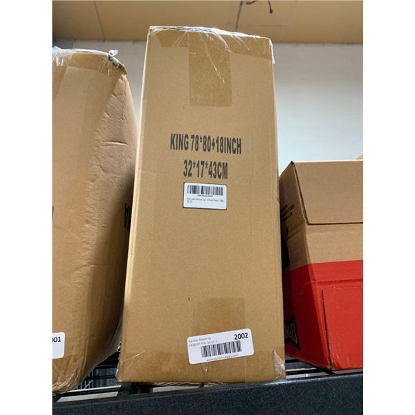 BedLuxury Mattress Top - Deep Pocket - White - King Size