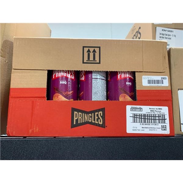 Pringles BBQ Potato Chips 14x156g