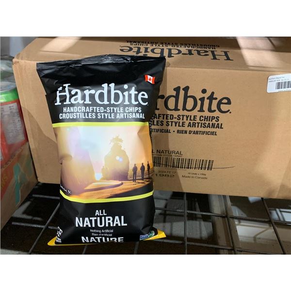 Hardbite All Natural  Handcrafted Style Potato Chips 15x150g