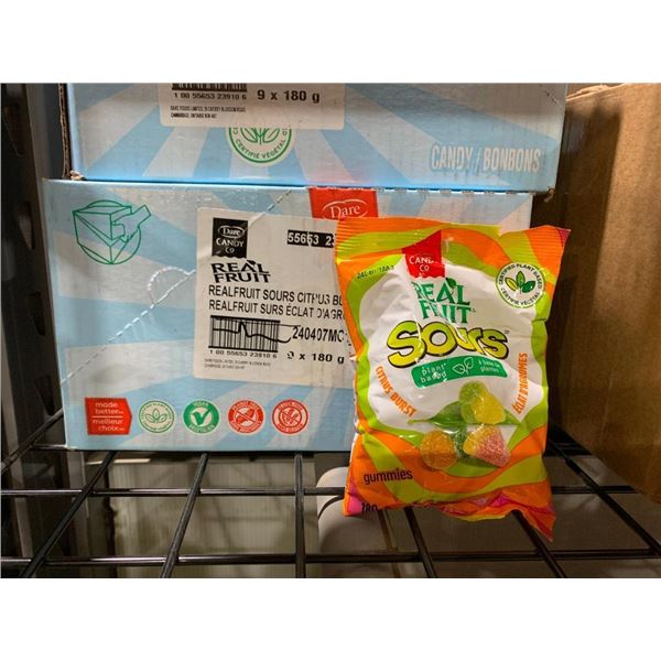 Dare Real Fruit Citrus Burst Sours 9x180g