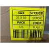 Image 2 : 35x50 BLACK GARBAGE BAGS 125/CASE