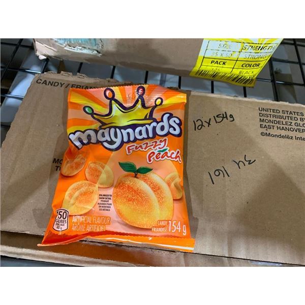 Maynards Fuzzy Peach 12x154g
