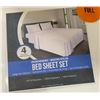 Image 2 : Brushed Microfiber Bed Sheet Set - Size: FULL