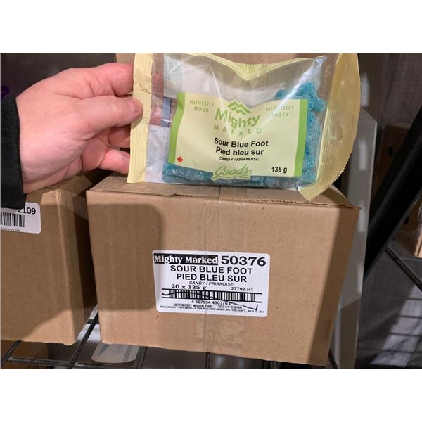 Mighty Marked Sour Blue Foot 20x135g