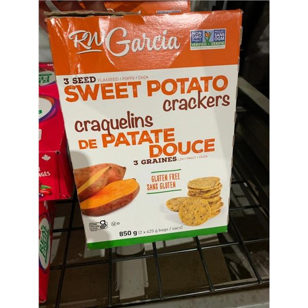 RW Garcia 3 Seed Sweet Potato Crackers 850g