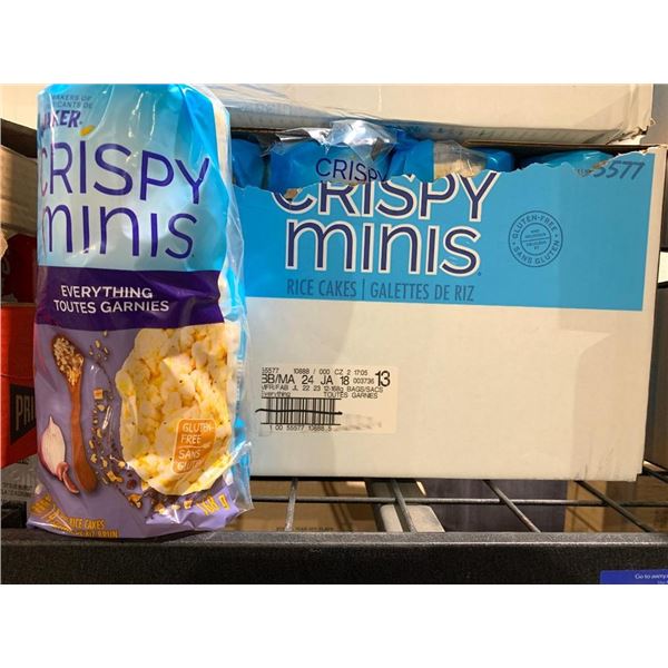 Quaker Crispy Minis Everything Flavor Rice Cakes 12 x 168g
