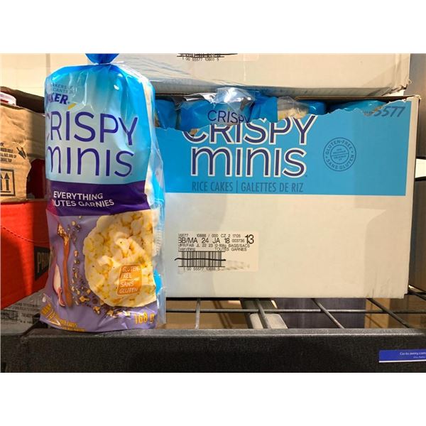 Quaker Crispy Minis Everything Flavor Rice Cakes 12 x 168g