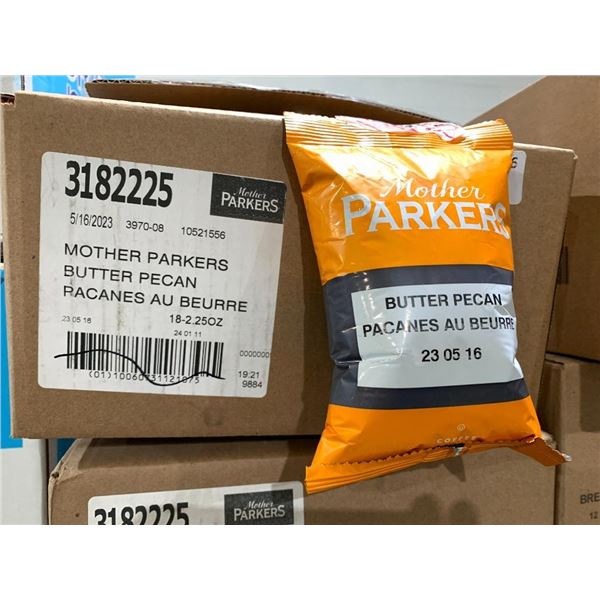 Mother Parkers Butter Pecan Coffee Grounds 18 x 2.25oz