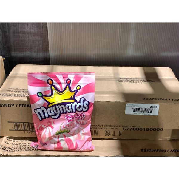 Maynards Swedish Berries Creme Candy 12 x 154g