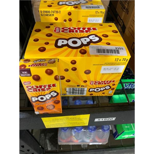 Nestle Coffee Crisp POPS Chocolate 12 x 70g