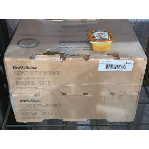 Kraft Heinz Honey Mustard Sauce 120 x 25ml