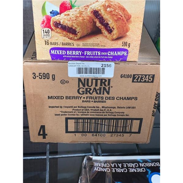 Nutri Grain Mixed Berry Bars 3 x 590g