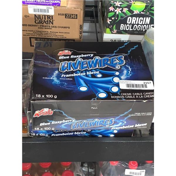 Koala Blue Raspberry Livewires 18x100g