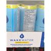 Image 2 : Wake Water Lemon Caffeinated Sparkling Water Beverage 12x355ml