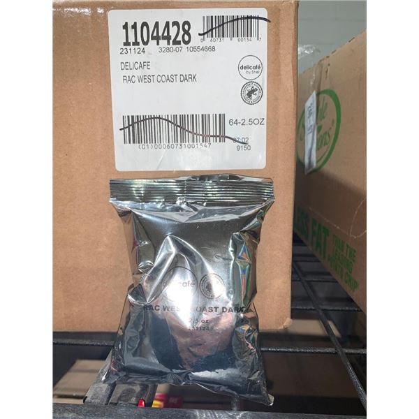 Delicafe RAC West Coast Dark Coffee 64 x 2.5oz