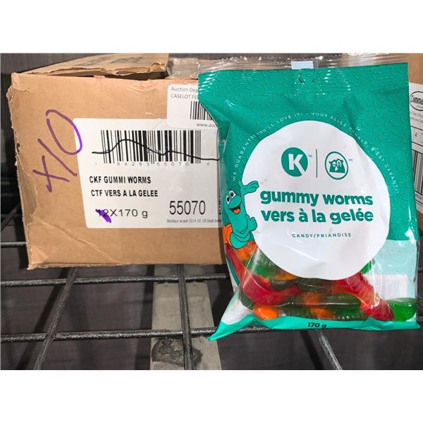 Circke K gummy Worms 10x170g