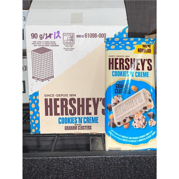 Hershey's Cookies & Cream Candy Bars 12x108g
