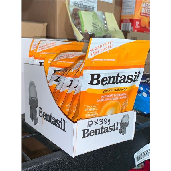 Bentasil Orange Throat Lozenges 12x38g