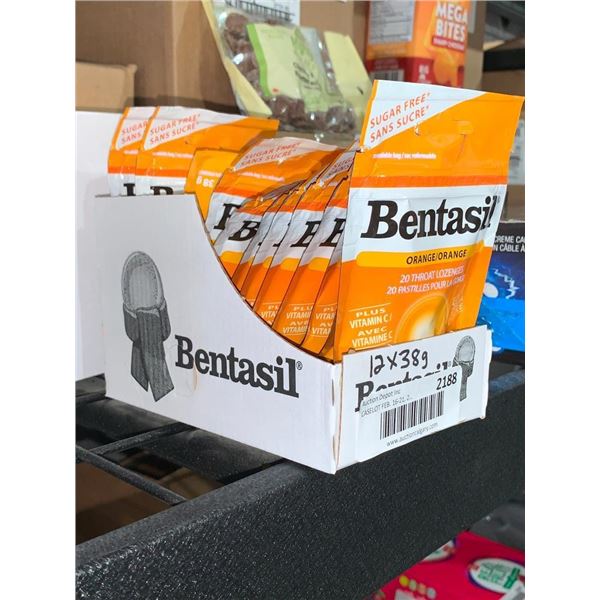 Bentasil Orange Throat Lozenges 12x38g