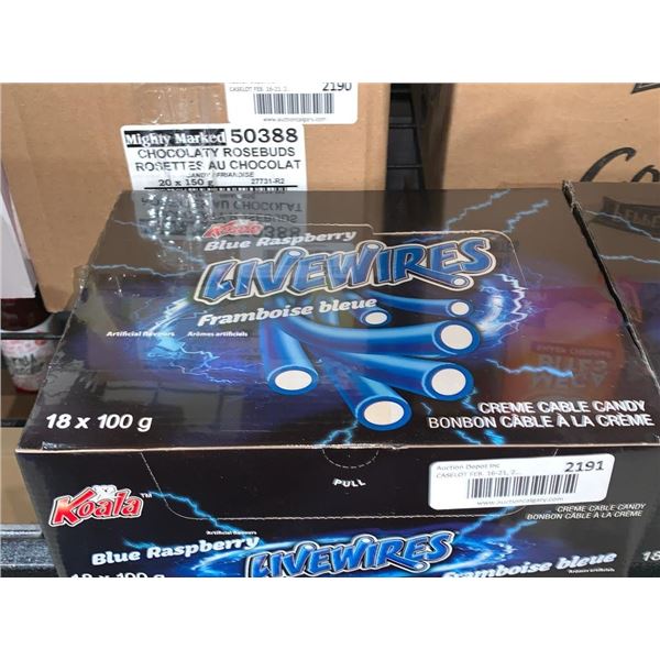 Koala Blue Raspberry Livewires 18x100g