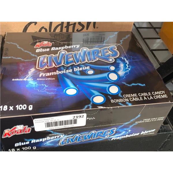 Koala Blue Raspberry Livewires 18x100g