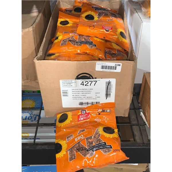 Krispy Kernels  BBQ Sunflower Seeds 24x200g