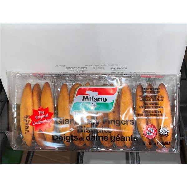 Milano Giant Lady Finger Busicuits 12x150g