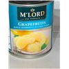 Image 2 : M'Lord Grapefruit Whoe Segments in Light Syrup 24x284ml