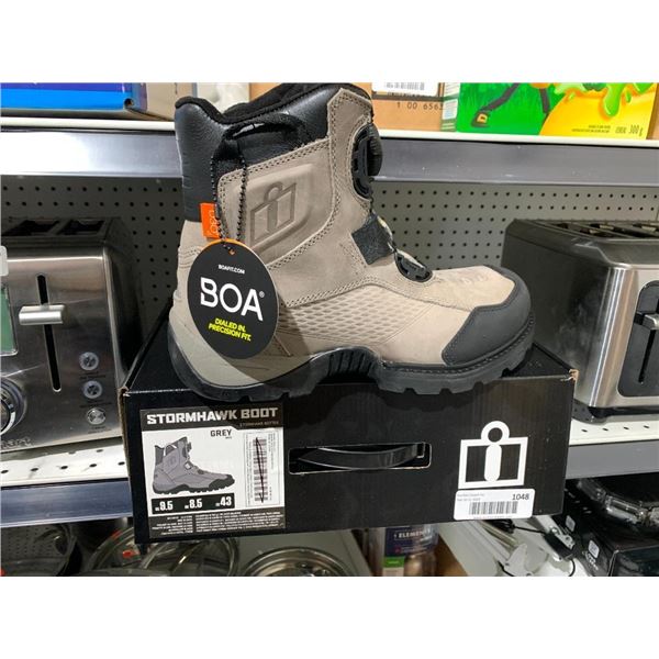 iCon grey stormhawk boot mens size 9.5