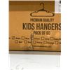 Image 2 : Premium Quality Kids Hangers Pack of 60 - Black